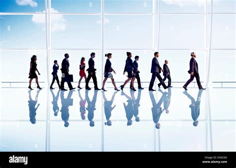 Business People Corporate Walking Office Concept Stock Photo Alamy