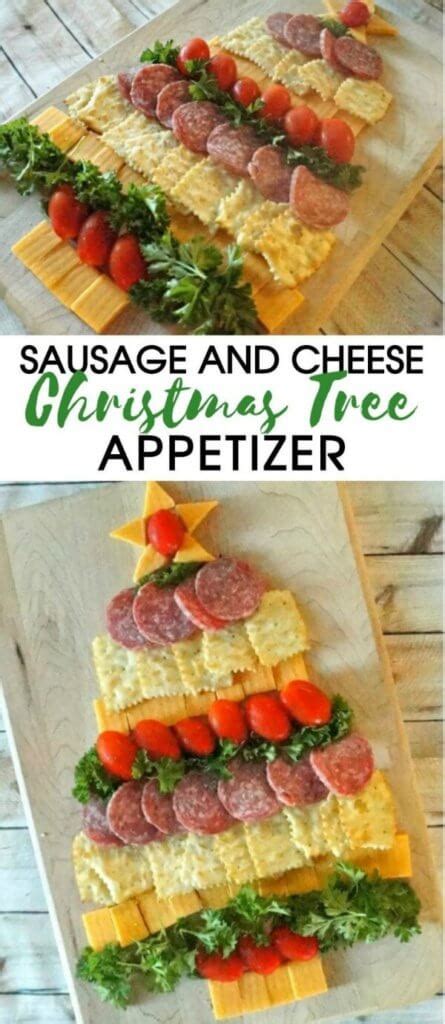 Cute santa, snowman, wreaths and christmas tree appetizer ideas. 10 Christmas-Themed Appetizers · Cozy Little House