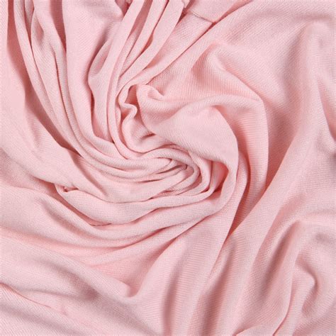 Baby Pink Cotton Jersey Bloomsbury Square Dressmaking Fabric