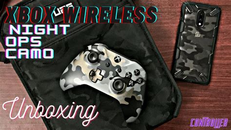 Xbox Wireless Controller Night Ops Camo Special Edition Unboxing Youtube
