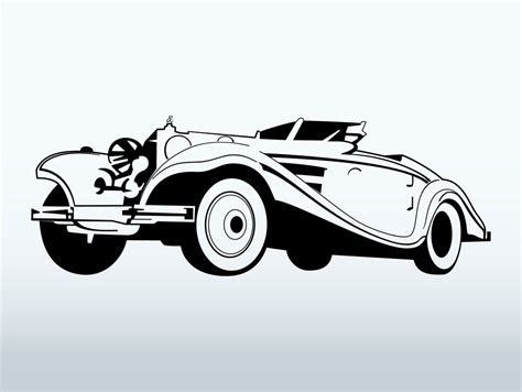 Classic Car Vector Vector Art And Graphics