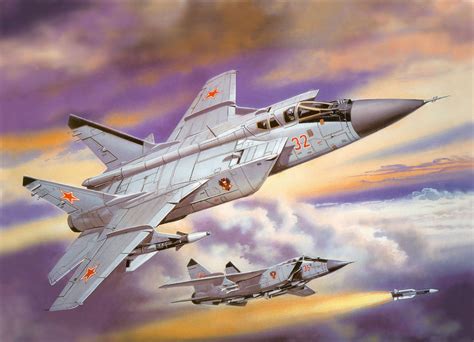 Mig 31 Fighter Jet Military Airplane Plane Russian Mig 21