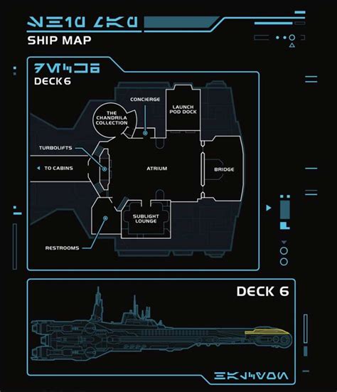 Star Wars Galactic Starcruiser Resort Map Now Available