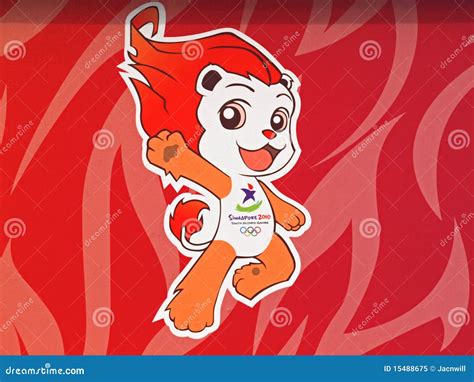 Lyo Singapore Youth Olympics Mascot Editorial Image Image 15488675