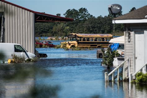 Remnants Of Hurricane Matthew Cause Inland Flooding In Parts In North