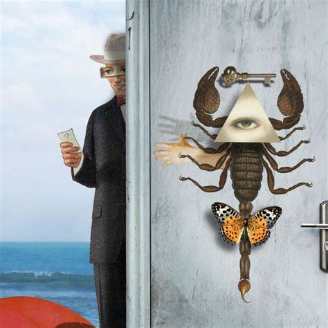 Georges Bousquet Balance And Scorpion Detail Surrealist Scorpion