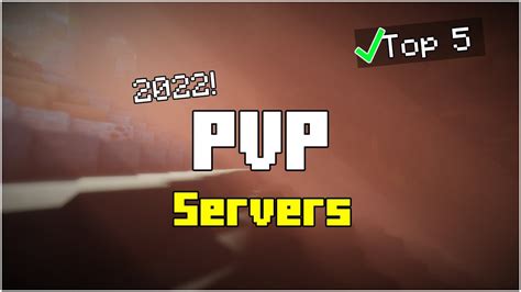 Top 5 Best Minecraft Pvp Servers Of 2023 Youtube
