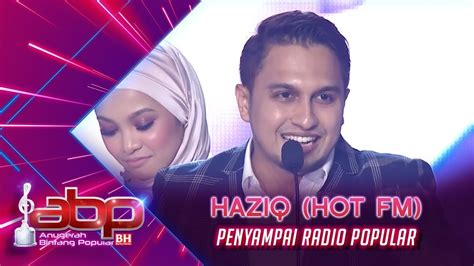 Haziq Hot Fm Penyampai Radio Popular Abpbh31 Youtube