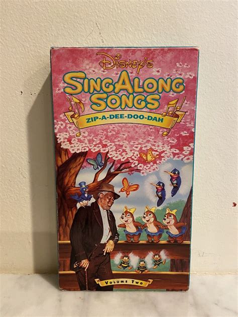 Disneys Sing A Long Songs Zip A Dee Doo Dah Volume Two Vhs