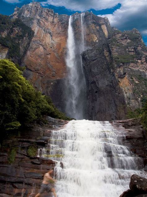 Angel Fallsvenezuela Waterfall Beautiful Waterfalls Wonders Of