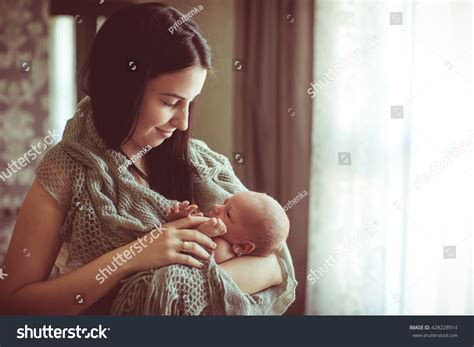 Caring Mother Breastfeeding Stock Photo Shutterstock