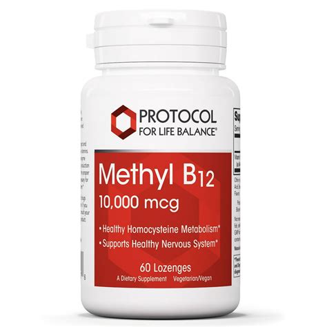 Protocol Methyl B12 10000mcg Vitamin B12 Energy Support And Brain