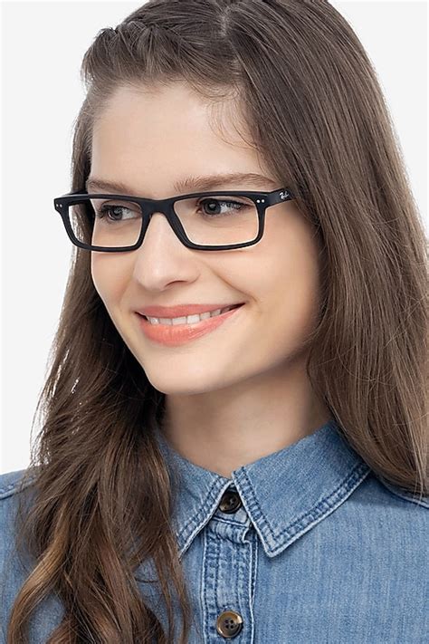 ray ban rectangle eyeglasses vlr eng br