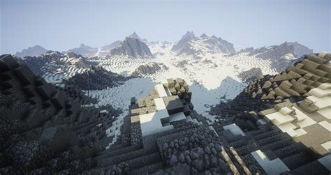 Snowy Mountain Minecraft Map