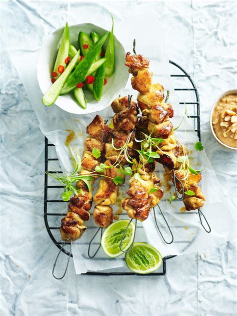 Chicken Satay Skewers Food And Home Magazine