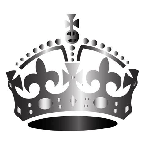 Keep Calm and Carry On Crown Decal Clip art - silver crown png download png image
