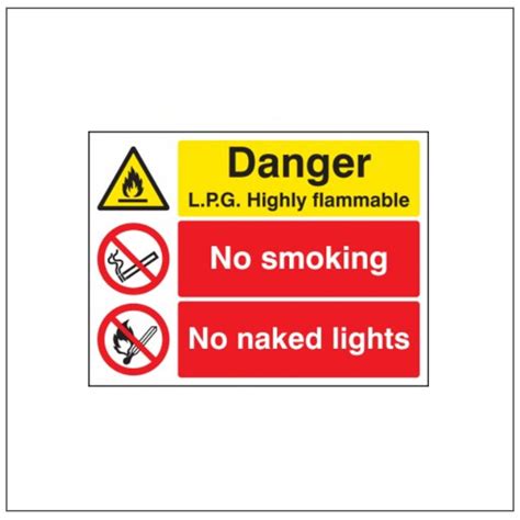 Lpg Flammable No Smoking No Naked Lights Signs Display Shop My Xxx