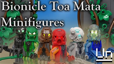 Lego Brickonicle Bionicle Minifigures The Toa Mata Youtube