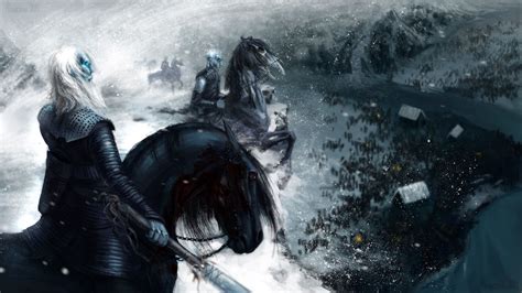 Desktop Wallpaper Night King Game Of Thrones White Walkers Fan Art