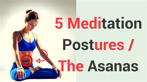 5 meditation postures 5 dhyan asanas five meditation asana glutes tip