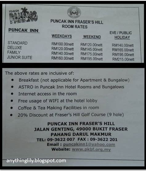 Shahzan inn fraser`s hill hotel offers guests an array of room amenities including a flat screen tv, a fireplace, and a desk, and getting online is possible, as free internet access is available. anythinglily: Puncak Inn , Fraser's Hill
