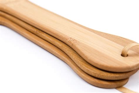 Big Natural Bamboo Wood Spanking Paddle Clap Slap Flap Pat Beat Whip Lash Flog Ass Sex Toy For