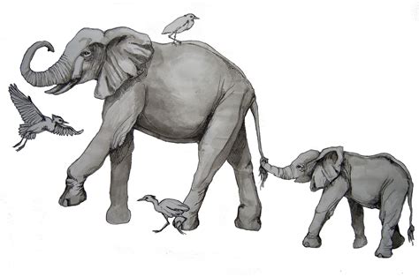 Lots of sheets on elephant and baby elephant are also arranged for you to develop your coloring skill. Free Elephant Drawing, Download Free Clip Art, Free Clip ...
