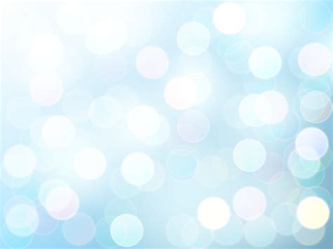 Blur Bokeh Light Effect With Blue Sky Vector Abstract Background
