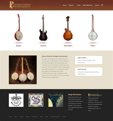 Pattison Stringed Instruments Website Joe Nittoly