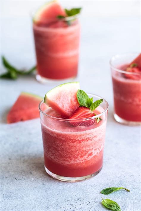 Watermelon Mojito Frosé Rosé Slushy