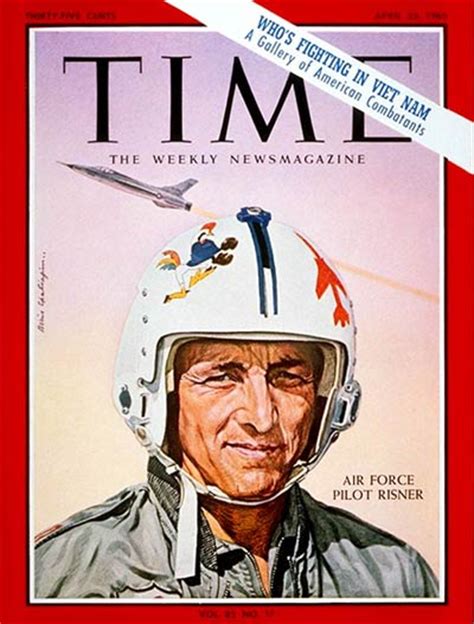 Time Magazine Cover Robbie Risner Apr 23 1965 Vietnam War Air
