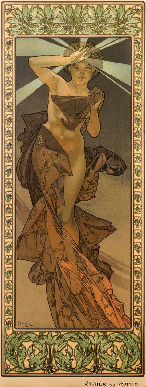 Alphonse Mucha Art Nouveau Nouvelle Femme Poster House Alfons