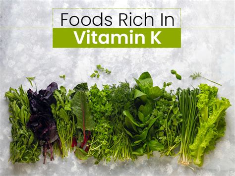 20 Best Foods Rich In Vitamin K