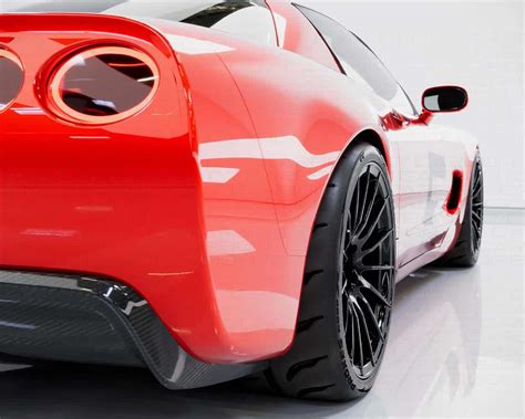 Corvette C5 Wide Body Rear Fenders Z06 Frc Convertible C7 Carbon