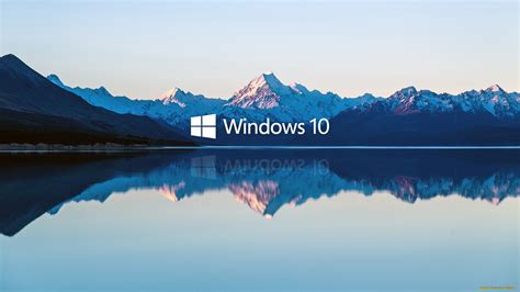 Скачать обои компьютеры windows логотип фон горы из раздела Компьютеры в разрешении