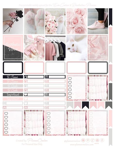 Aesthetic Bullet Journal Stickers Printable Printable Templates
