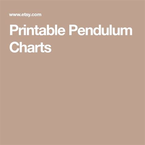 Visually enhanced, image enriched topic search for easy free printable. Pendulum Charts Printable | Dowsing Charts Printable | Pendulum, Dowsing chart, Chart
