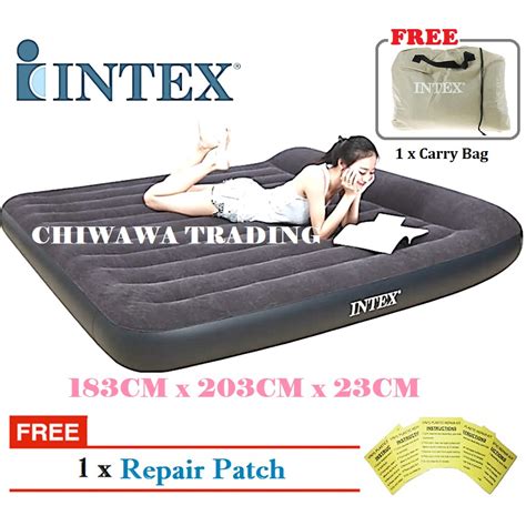 Promotion 64144 Intex Inflatable Bubble Air Mattress Relax Massage Air Bed Sofa