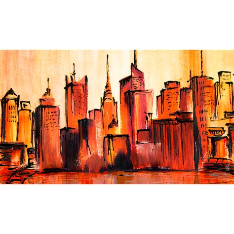 Manhattan New York City Skyline By Kunstlab On Deviantart