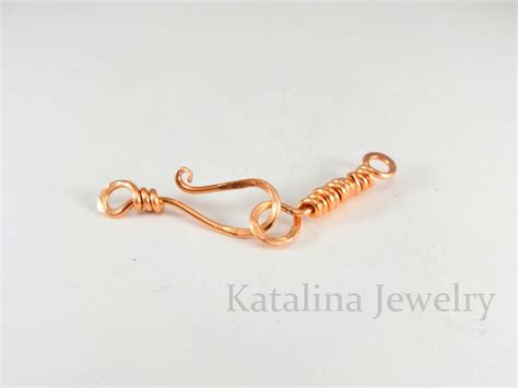 Katalina Jewelry Hook And Eye Clasp Basic Wire Working Technique Series Jewelry Clasps Wire