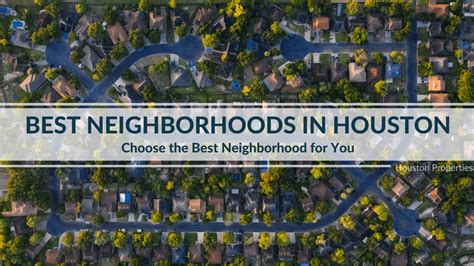 Best Neighborhoods In Houston Appreciation Commute Hoa Salary Schools