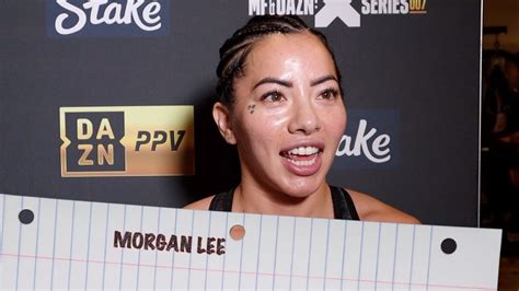 MORGAN LEE ON FIGHT PREPARATION IF I M LOOKING THIS GOOD IN 2 MONTHS