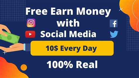 How To Earn Money Online With Social Media Free Online Money Earning