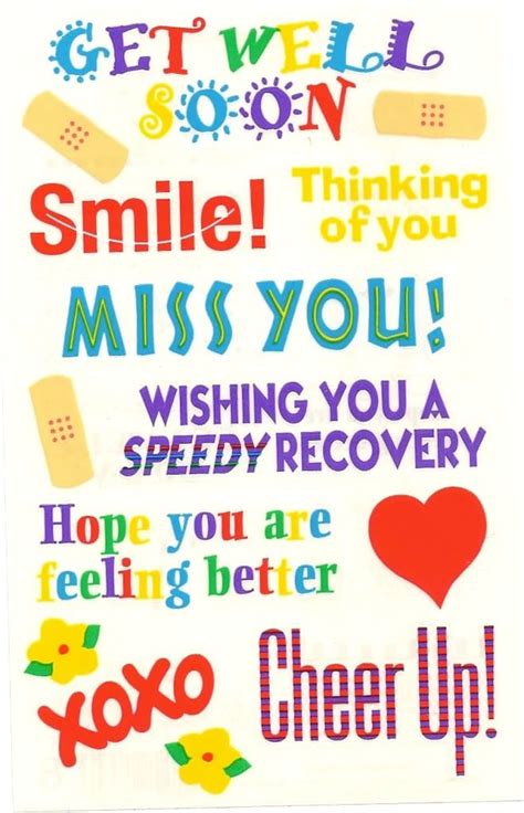 Get Well Soon Smile Thinking Of You Miss You Graphic Get Well Soon