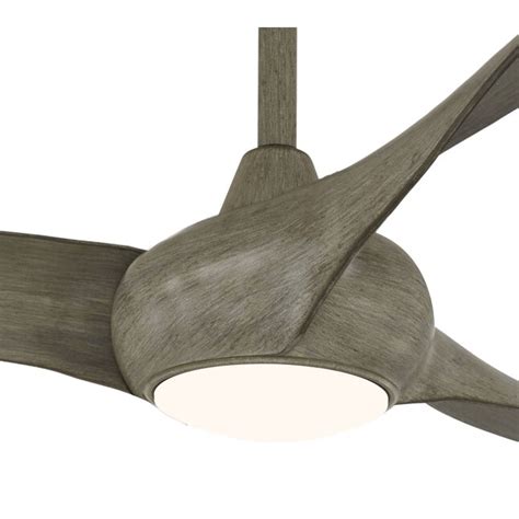 Minka Aire Light Wave 65 In Driftwood Led Indoor Propeller Ceiling Fan