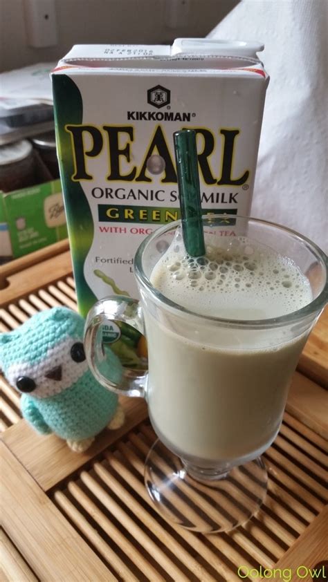 Kikkoman Pearl Green Tea Soy Milk 5 Oolong Owl