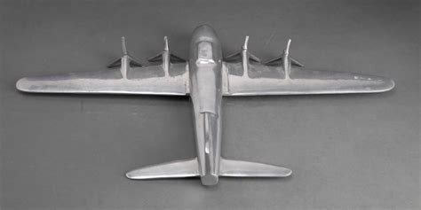Mid Century Modern Aluminum Airplane Model At 1stdibs