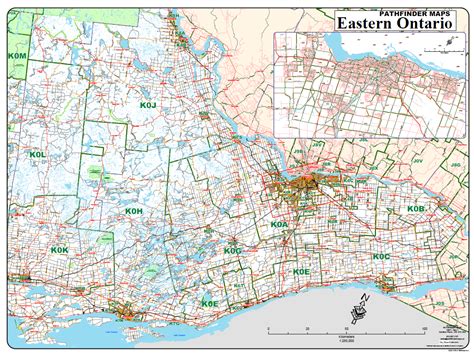 Eastern Ontario Paper With Postal Codes From Belleville In The West