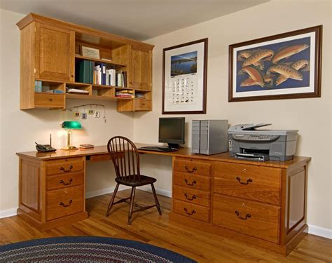 Handmade Custom Home Office Desk And Cabinet By John Landis