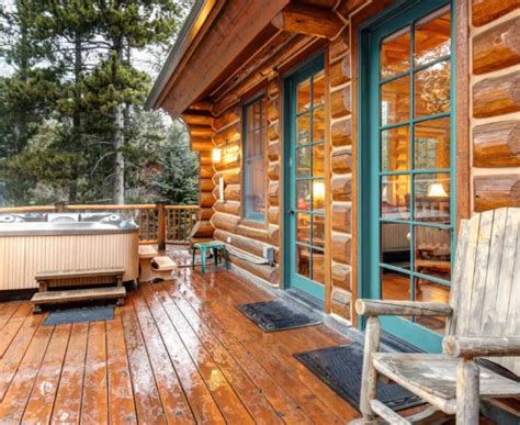 Luxurious Log Cabin In Wyoming Log Homes Lifestyle